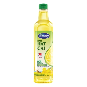 Dầu hạt cải nguyên chất Simply chai 1 lít