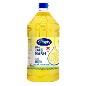 Dầu đậu nành nguyên chất Simply can 2 lít