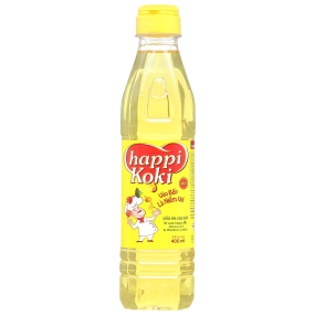 Dầu ăn cao cấp Happi Koki chai 400ml