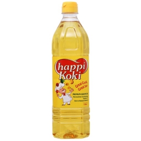 Dầu ăn cao cấp Happi Koki chai 1 lít