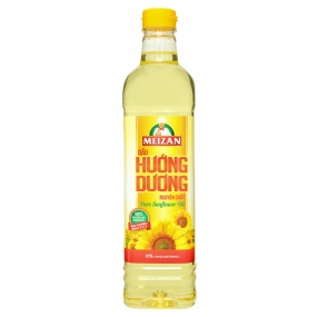 Dầu hướng dương nguyên chất Meizan chai 1 lít