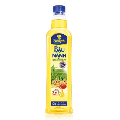 Dầu đậu nành 100% nguyên chất Tường An chai 1 lít