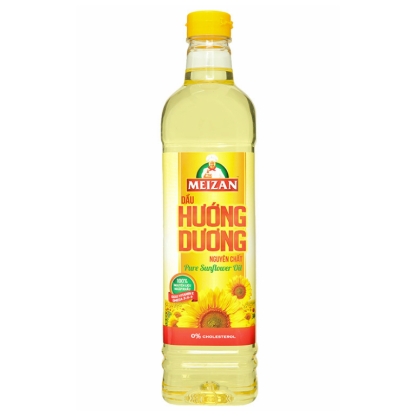 Dầu hướng dương nguyên chất Meizan chai 1 lít